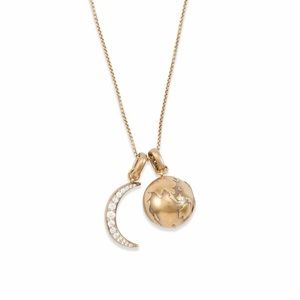 KENDRA SCOTT PENDANT/MOON AND BACK